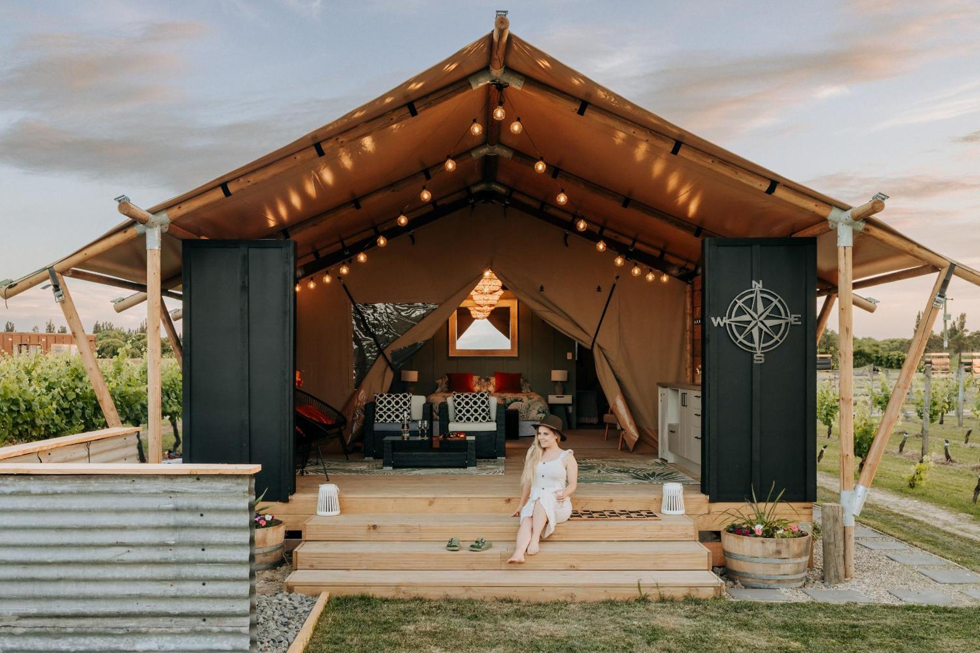 Villas & Vines Glamping เฮสติงส์ ภายนอก รูปภาพ